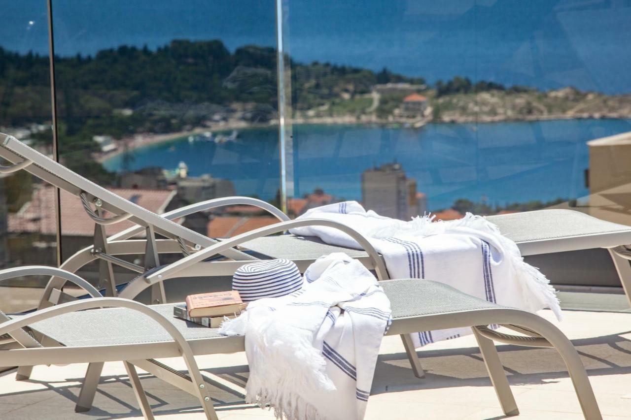 Villa Mira With Fantastic Sea View Makarska Kültér fotó