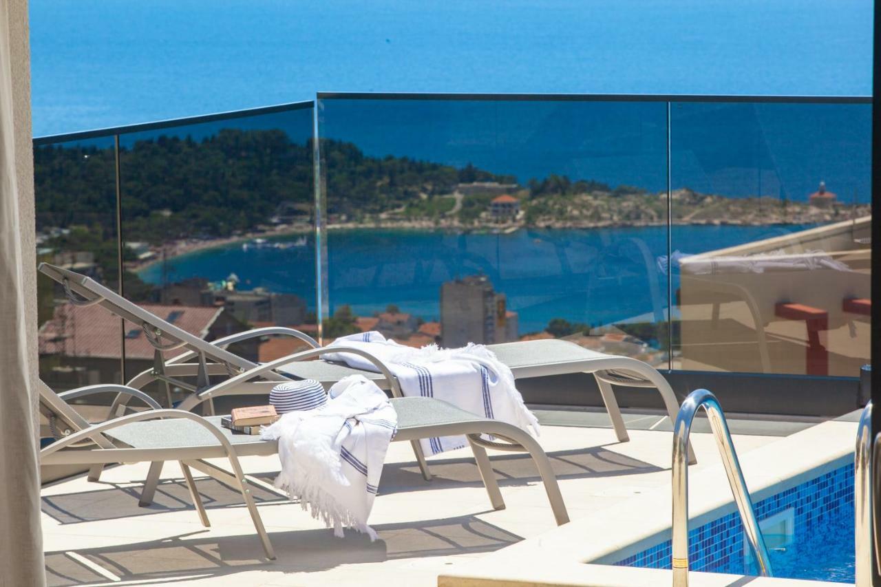 Villa Mira With Fantastic Sea View Makarska Kültér fotó