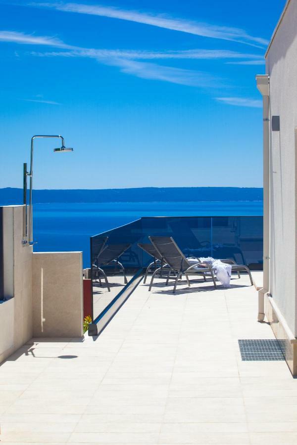 Villa Mira With Fantastic Sea View Makarska Kültér fotó